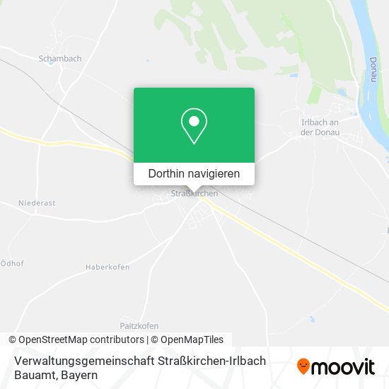 Verwaltungsgemeinschaft Straßkirchen-Irlbach Bauamt Karte