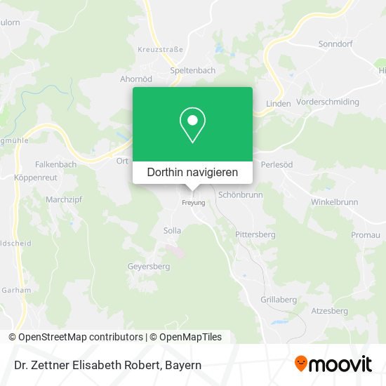 Dr. Zettner Elisabeth Robert Karte
