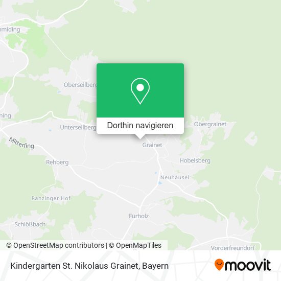Kindergarten St. Nikolaus Grainet Karte