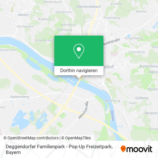 Deggendorfer Familienpark - Pop-Up Freizeitpark Karte