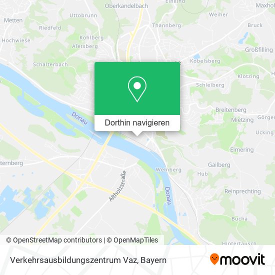 Verkehrsausbildungszentrum Vaz Karte