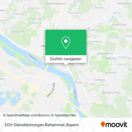 EDV-Dienstleistungen Behammer Karte