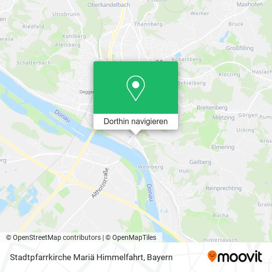 Stadtpfarrkirche Mariä Himmelfahrt Karte