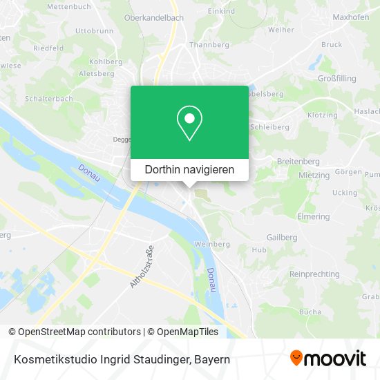 Kosmetikstudio Ingrid Staudinger Karte