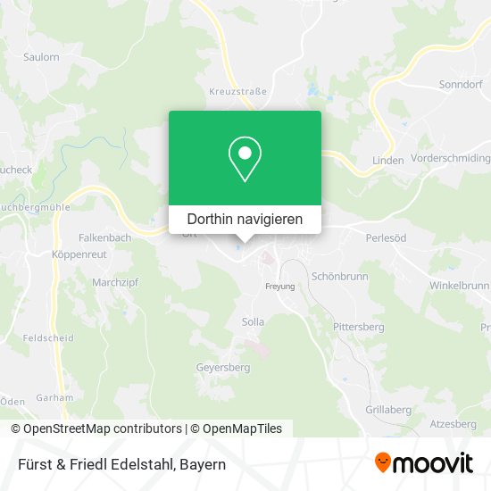 Fürst & Friedl Edelstahl Karte