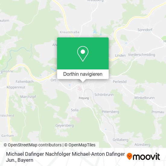 Michael Dafinger Nachfolger Michael-Anton Dafinger Jun. Karte