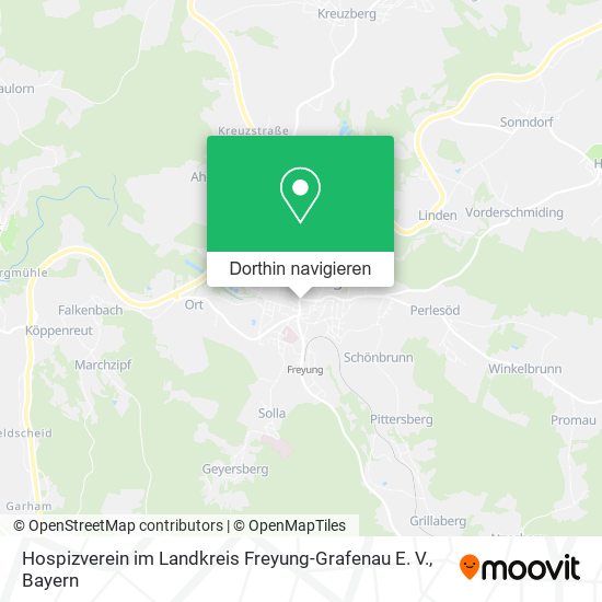 Hospizverein im Landkreis Freyung-Grafenau E. V. Karte
