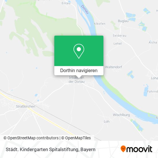 Städt. Kindergarten Spitalstiftung Karte