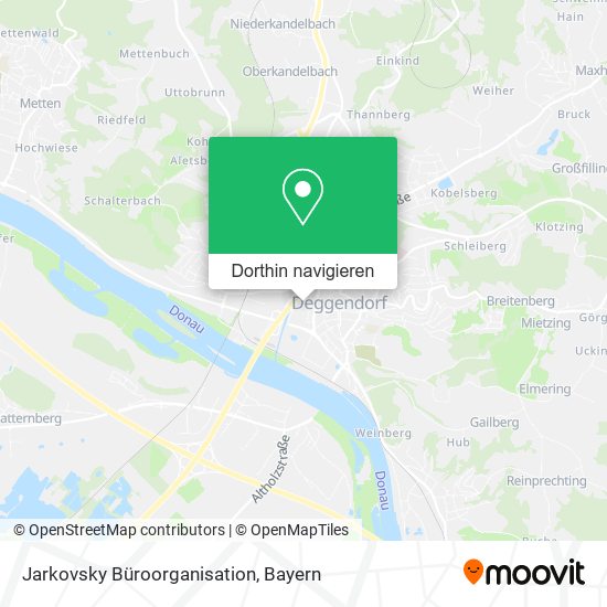 Jarkovsky Büroorganisation Karte
