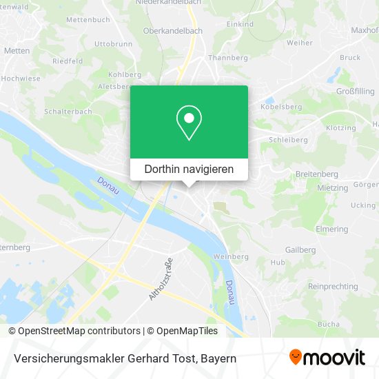 Versicherungsmakler Gerhard Tost Karte