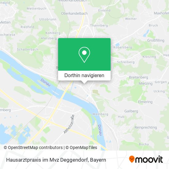 Hausarztpraxis im Mvz Deggendorf Karte