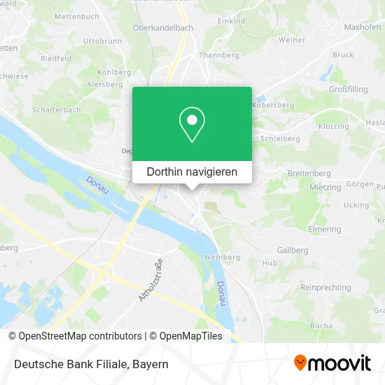 Deutsche Bank Filiale Karte