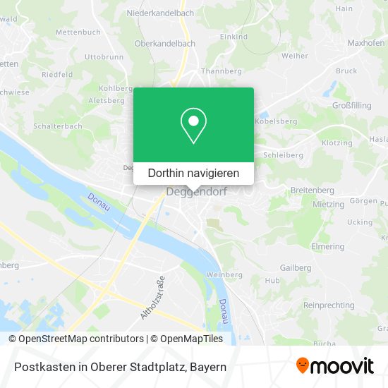 Postkasten in Oberer Stadtplatz Karte