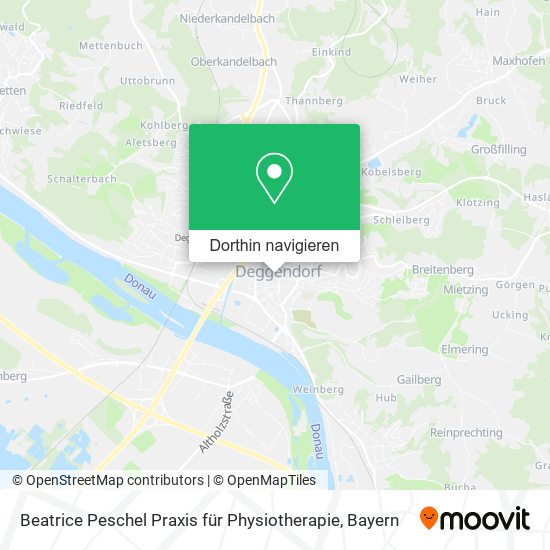Beatrice Peschel Praxis für Physiotherapie Karte
