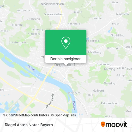 Riegel Anton Notar Karte
