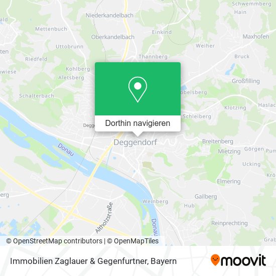 Immobilien Zaglauer & Gegenfurtner Karte