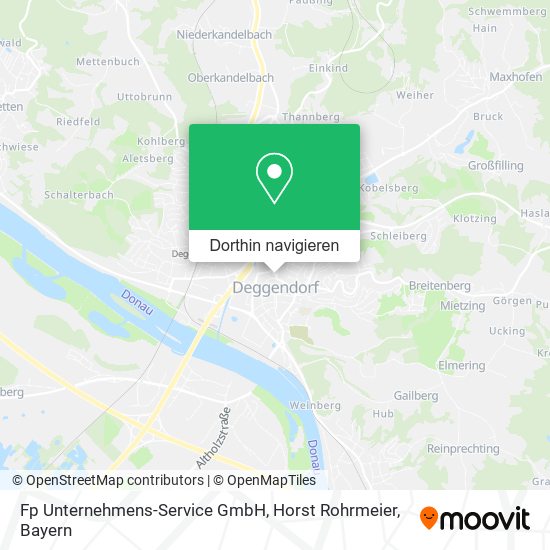 Fp Unternehmens-Service GmbH, Horst Rohrmeier Karte