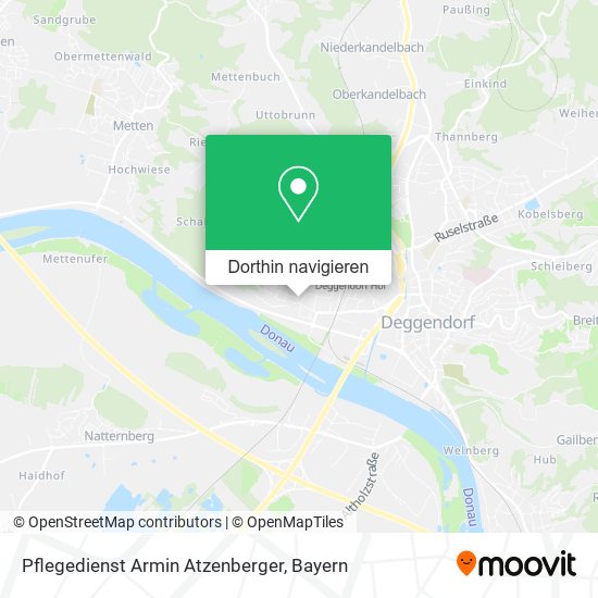 Pflegedienst Armin Atzenberger Karte