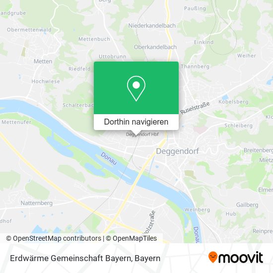 Erdwärme Gemeinschaft Bayern Karte