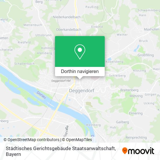 Städtisches Gerichtsgebäude Staatsanwaltschaft Karte