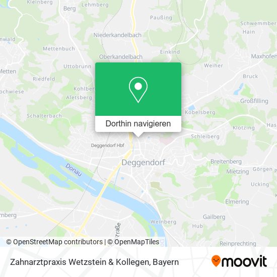 Zahnarztpraxis Wetzstein & Kollegen Karte