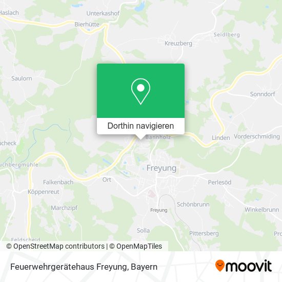 Feuerwehrgerätehaus Freyung Karte