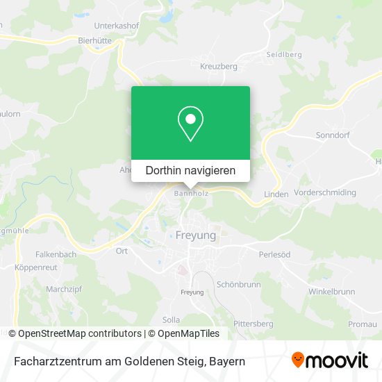 Facharztzentrum am Goldenen Steig Karte