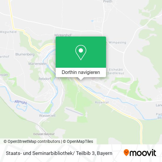 Staats- und Seminarbibliothek/ Teilbib 3 Karte