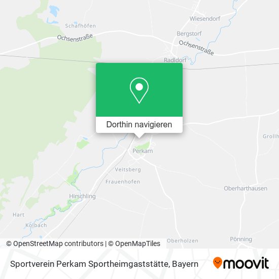 Sportverein Perkam Sportheimgaststätte Karte