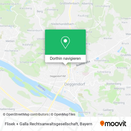 Flisek + Galla Rechtsanwaltsgesellschaft Karte