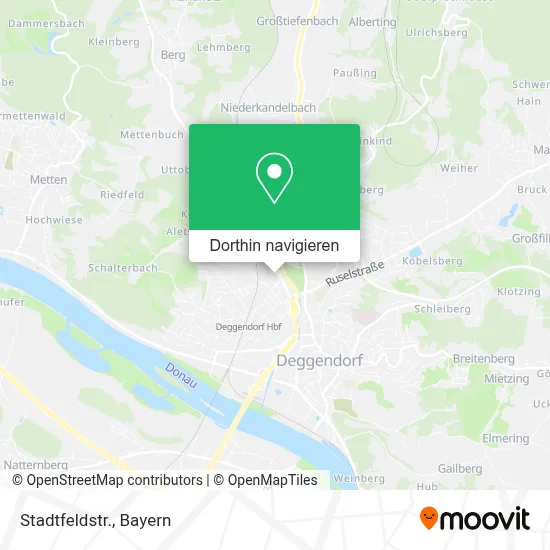 Stadtfeldstr. Karte