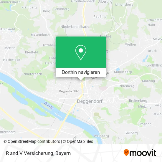 R and V Versicherung Karte