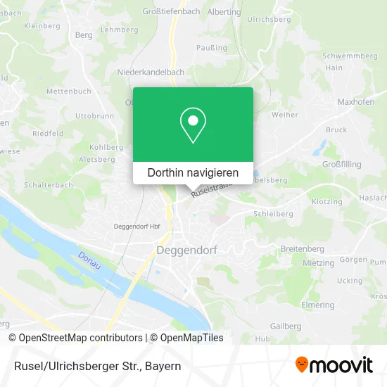 Rusel/Ulrichsberger Str. Karte