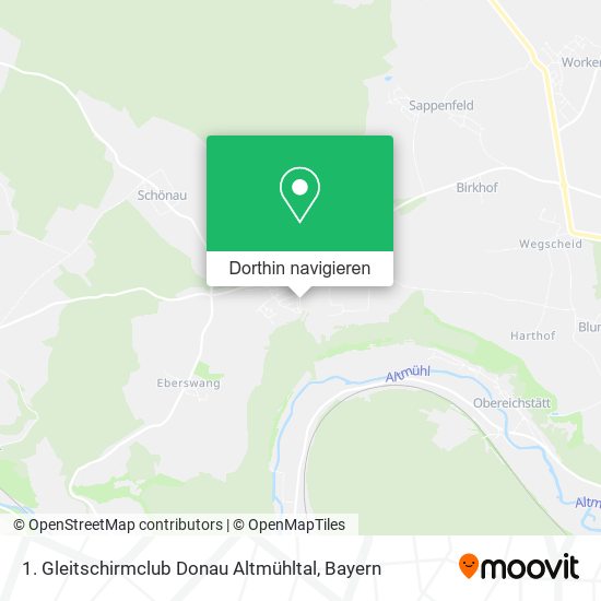 1. Gleitschirmclub Donau Altmühltal Karte