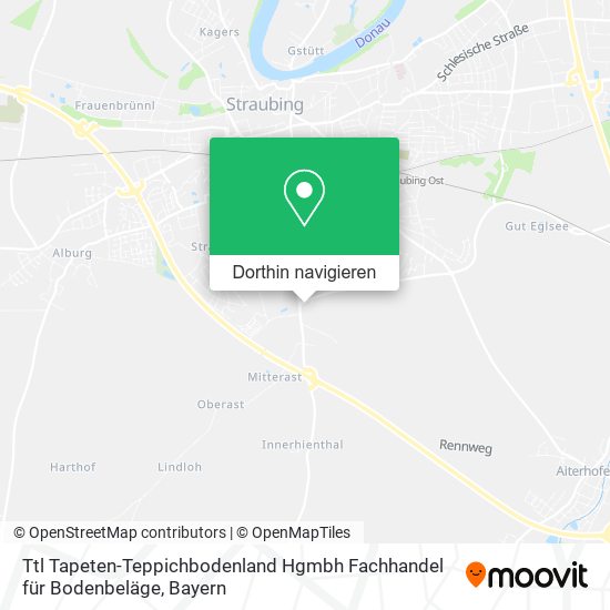 Ttl Tapeten-Teppichbodenland Hgmbh Fachhandel für Bodenbeläge Karte