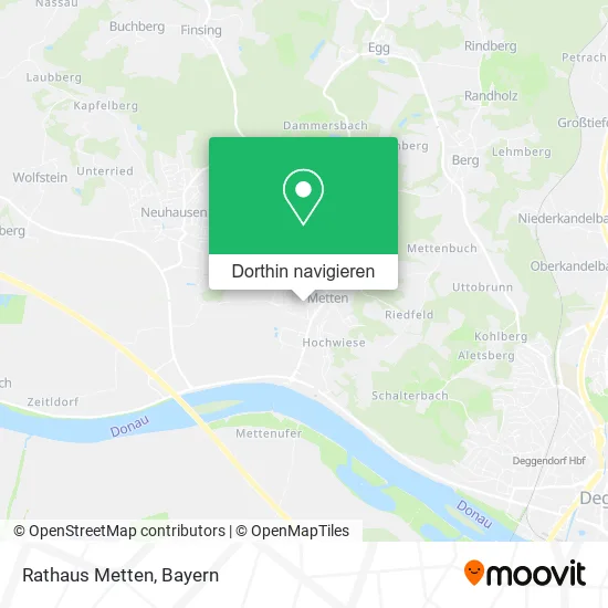 Rathaus Metten Karte