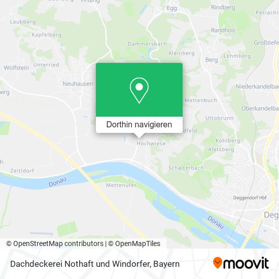 Dachdeckerei Nothaft und Windorfer Karte