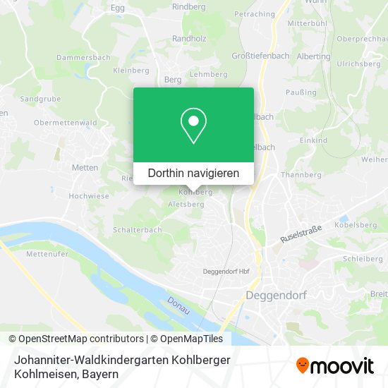 Johanniter-Waldkindergarten Kohlberger Kohlmeisen Karte