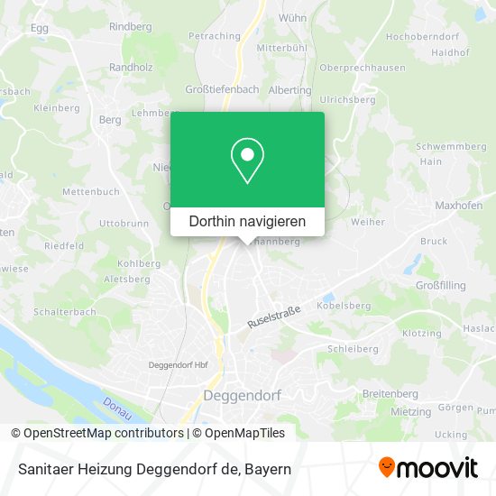 Sanitaer Heizung Deggendorf de Karte