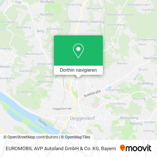 EUROMOBIL AVP Autoland GmbH & Co. KG Karte
