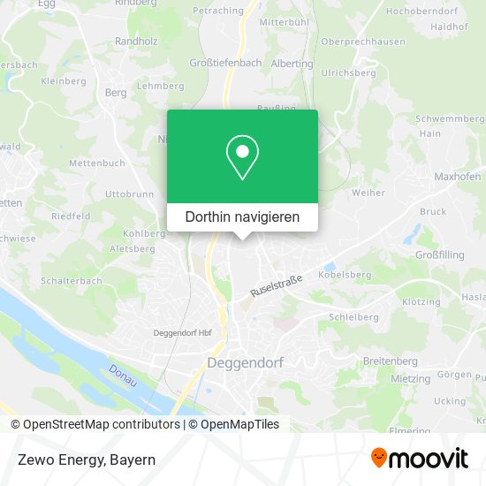 Zewo Energy Karte