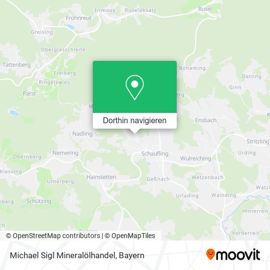 Michael Sigl Mineralölhandel Karte