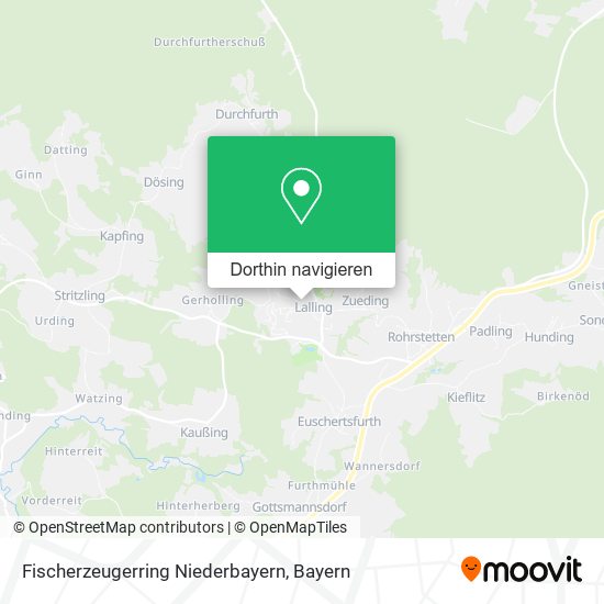 Fischerzeugerring Niederbayern Karte