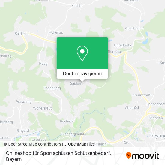 Onlineshop für Sportschützen Schützenbedarf Karte