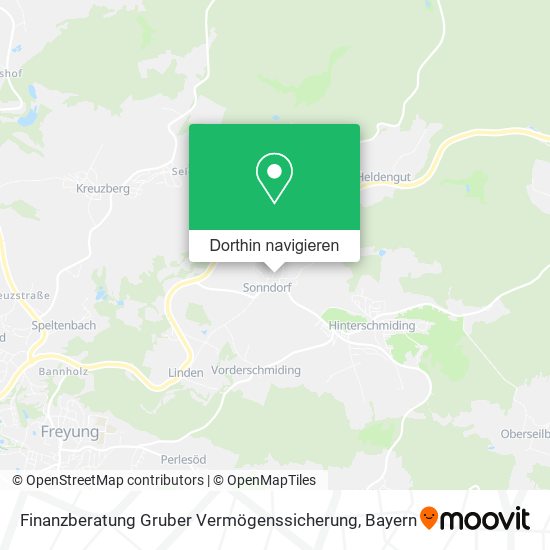 Finanzberatung Gruber Vermögenssicherung Karte