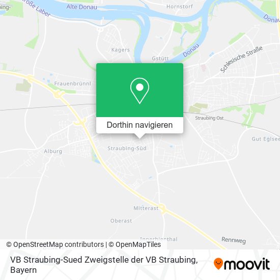 VB Straubing-Sued Zweigstelle der VB Straubing Karte