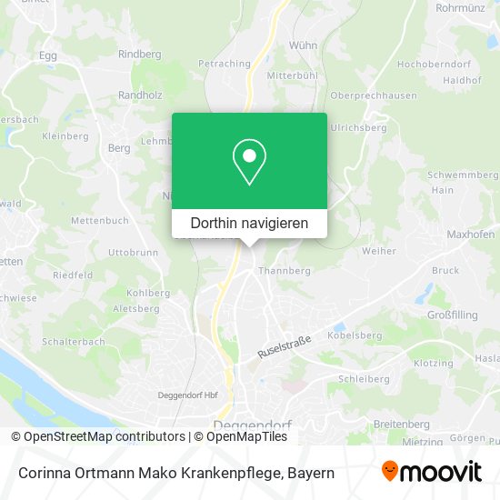 Corinna Ortmann Mako Krankenpflege Karte