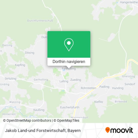 Jakob Land-und Forstwirtschaft Karte