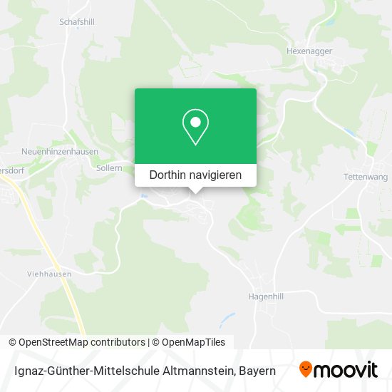 Ignaz-Günther-Mittelschule Altmannstein Karte