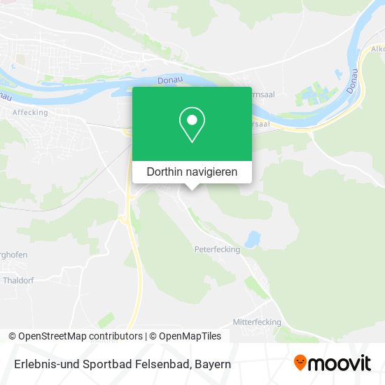 Erlebnis-und Sportbad Felsenbad Karte
